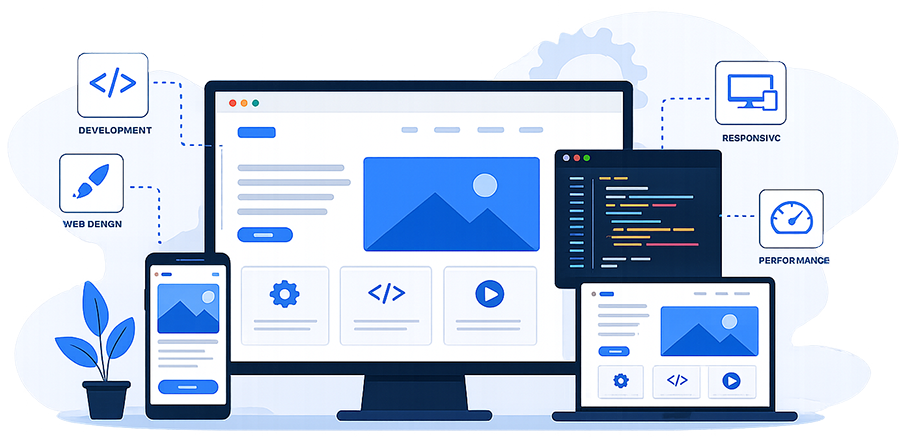 Modern web design and development tools